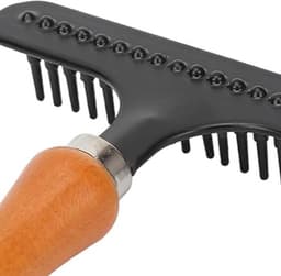 Handkam van roestvrij staal voor tapijten, professionele tapijtverzorging voor reiniging, verzorging en herstel van zachtheid, geschikt voor gebruik in schoonheidssalons en huishoudens — thumbnail 4