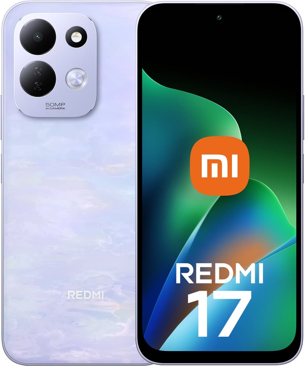 Xiaomi Redmi 17 17,8 cm (6.99) 4G USB Type-C 4 GB 128 GB 7500 mAh Paars — afbeelding 1