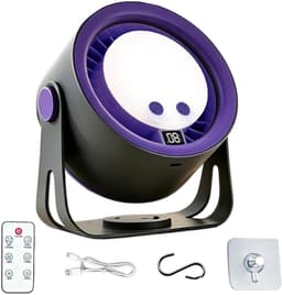 Bureau Ventilator - Tafel Ventilator - Persoonlijke Koeling - 2-in-1 Verstelbaar - 16 cm Hoog - Wit — thumbnail 1