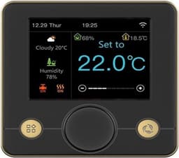 Slimme Thermostaat - Vloerverwarming Regelaar - Comfort Verhogend - App Afstandsbediening - 3A - Wit — thumbnail 1