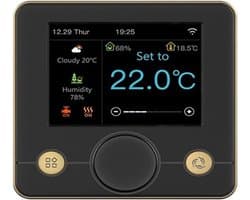 Slimme Thermostaat - Vloerverwarming Regelaar - Comfort Verhogend - App Afstandsbediening - 3A - Wit
