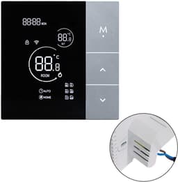 Slimme Thermostaat Vloerverwarming - WiFi Thermostaat - Comfort Verhoging - App Bediening - 10 x 10 x 7 cm - Wit — thumbnail 4