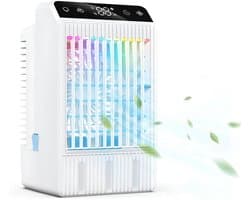 KAD® Airco Zonder Afvoerslang - Mobile Airco - Aircooler - Energy Class A++ - 1L Water Tank - Wit - 21cm x 18cm x 27cm — afbeelding 1