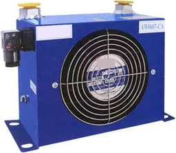 Oliekoeler Warmtewisselaar - Hydraulisch Koelsysteem - Temperatuur Stabiliseren - Efficiënte Warmteafvoer - 40 L/min Debiet - Blauw — thumbnail 2