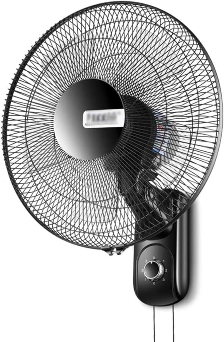 Wandventilator - Muurventilator - Ruimte Koelen - Aluminium Bladen - 40 cm - Zwart — afbeelding 1