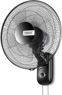Wandventilator - Muurventilator - Ruimte Koelen - Aluminium Bladen - 40 cm - Zwart — thumbnail 1