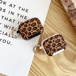 Geschikt voor AirPods Pro 3 TPU Beschermhoes Silicone Case met Volledige Bescherming Luipaard — thumbnail 3