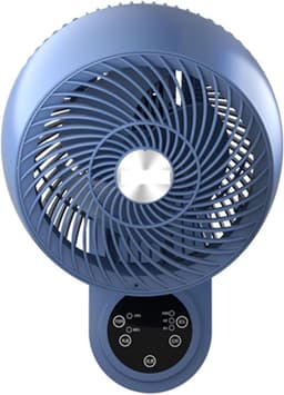 Wandventilator - Muurventilator - Ruimte Koelen - Afstandsbediening - 3 Snelheden - Wit — thumbnail 1