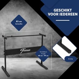 Finesse Keyboard Standaard - Verstelbaar - Statief - Piano Standaard - Toetsenbord Standaard — thumbnail 2