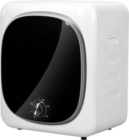 TEKROA® Mini draagbare droger - 4 kg - 5 programma's, 800W, voorlader, roestvrijstalen trommel - voor thuisgebruik - wit — thumbnail 2