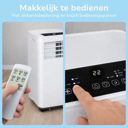 Mobiele Airco - Verkoeler - Ruimte Koelen - 3 Functies - 9000 BTU - Wit — thumbnail 5