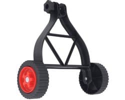 Ondersteuning Wiel voor Grasmaaier en Trimmer - Zwarte Handwagen Wielen met Schoffel voor Tuinieren .