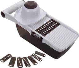 Voedsel Hakker - Keuken Gadget - Snel Groenten Snijden - Met Opvangbak - 29x12x10 cm - Wit — thumbnail 5