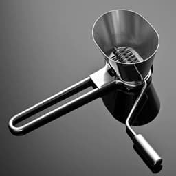 Ui Hakker - Keukenmachine Hakmolen - Groenten Snijden - Roestvrijstalen Ontwerp - 21.5 x 11 x 8 cm - Zilver — thumbnail 5