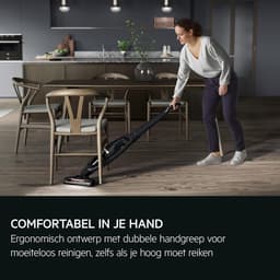 Draadloze Steelstofzuiger - Kruimelzuiger Handstofzuiger - Huis Schoonmaken - Tot 45 Min Werktijd - 0.3 Liter Capaciteit - Grijs — thumbnail 3