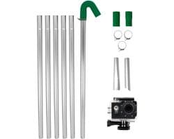 Dakgootreinigingsset - 7,2 m bereik - 4K-camera - 6 aluminium buizen