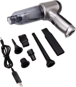 Thijox - Draadloze handstofzuiger met hoge zuigkracht, USB-oplaadbaar, 4000mAh batterij, borstelloze motor 63000pa, efficiënt voor auto, huis, tuin en — thumbnail 4