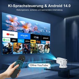 Mini Beamer - Draagbare Projector - 8K-ondersteuning - Autofocus - Voor Thuis en Buiten — thumbnail 2