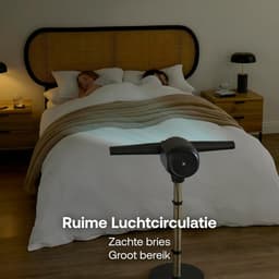 Torenventilator bladloos stil - vloerventilator met appbediening - oscillerend - 5 snelheden - timer 1-10 uur — thumbnail 5