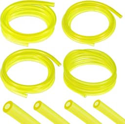 SnelShoppen - Premium Benzinebrandstofslang Set - 4 Verschillende Maten - PVC Brandstofslangen voor Kettingzaag, Grastrimmer, Bladblazer, Grasmaaier - — thumbnail 1