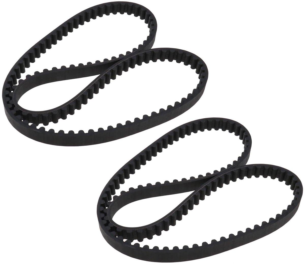 Dailygoods - Aandrijfriem - Grasmaaier riem - Rubber - 107 tanden - 856 mm omtrek - Geschikt voor Stiga 105 hatchback - Zwart — afbeelding 1