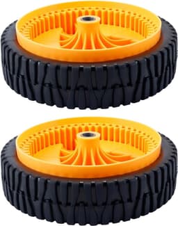 SnelShoppen - 2pcs Grasmaaier Aandrijfwielen 200mm Universele Voorste Wielen, Duurzaam en Geschikt Voor De Meeste Grasmaaiers — thumbnail 3