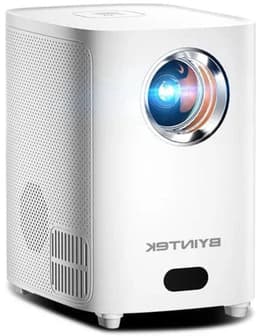 Byintek - X15 - Beamer - Projector Beamer - Mini Meamer - 1280x720dpi - 20W - DLP Automatische focus - met WiFi - 250 ANSI Lumens - Android 11.0 - Wit — thumbnail 1