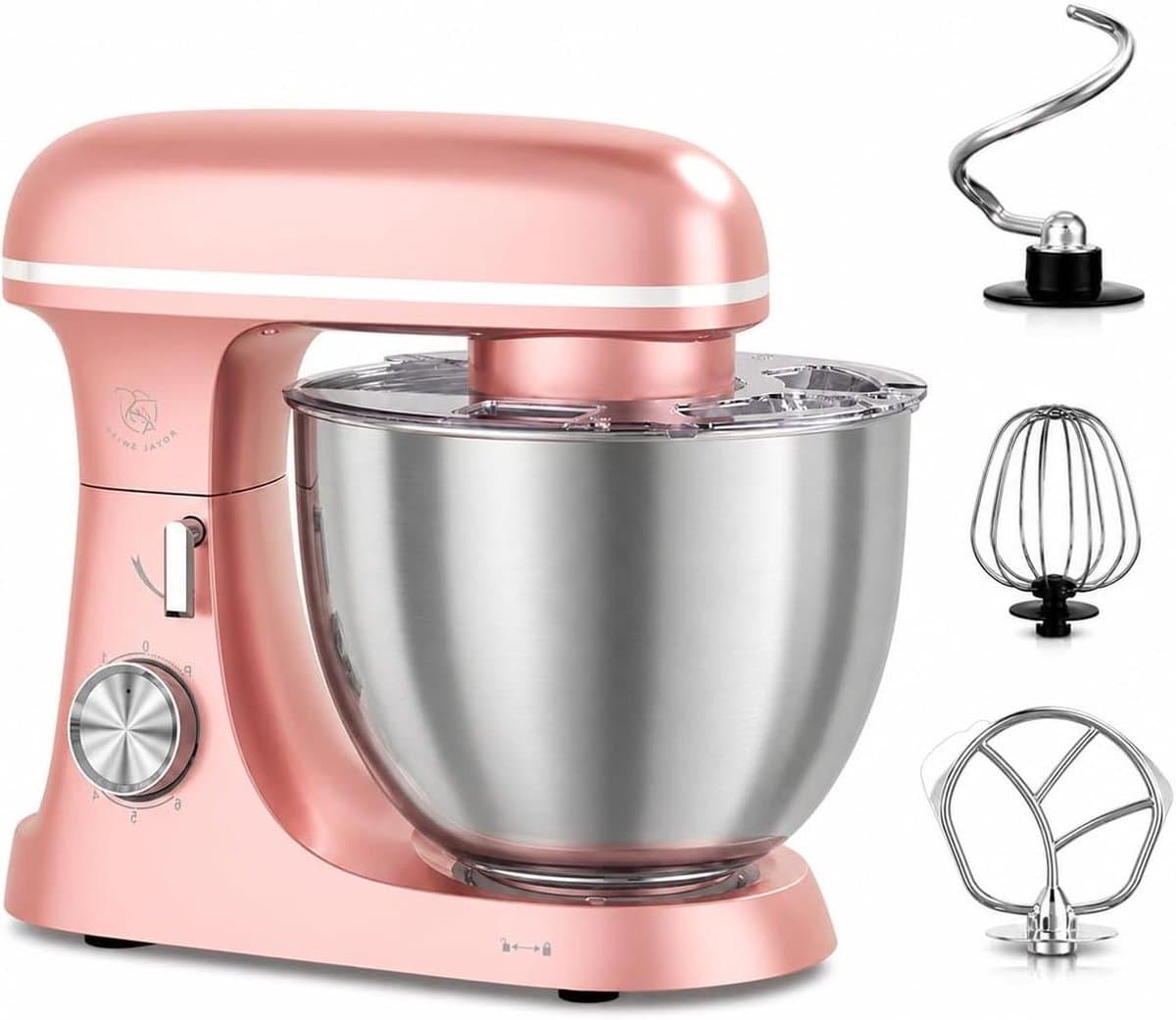 Keukenmachine - Mixer Kom - Bakken En Mixen - Krachtige Planetaire Beweging - 8.5 Liter Kom - Roze — afbeelding 1