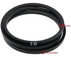Grasmaaier Riem Vervanging - 90"/89" Rubber Riem - Compatibel met Husqvarna/POULAN - OEM-nummers 532174368/532180808 - Schokbestendig - Zwart - Maaierriem