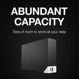 Externe Harde Schijf - Opslagstation Hub - Bestanden Opslaan - Ingebouwde Hub Functie - 10 TB - Zwart — thumbnail 2