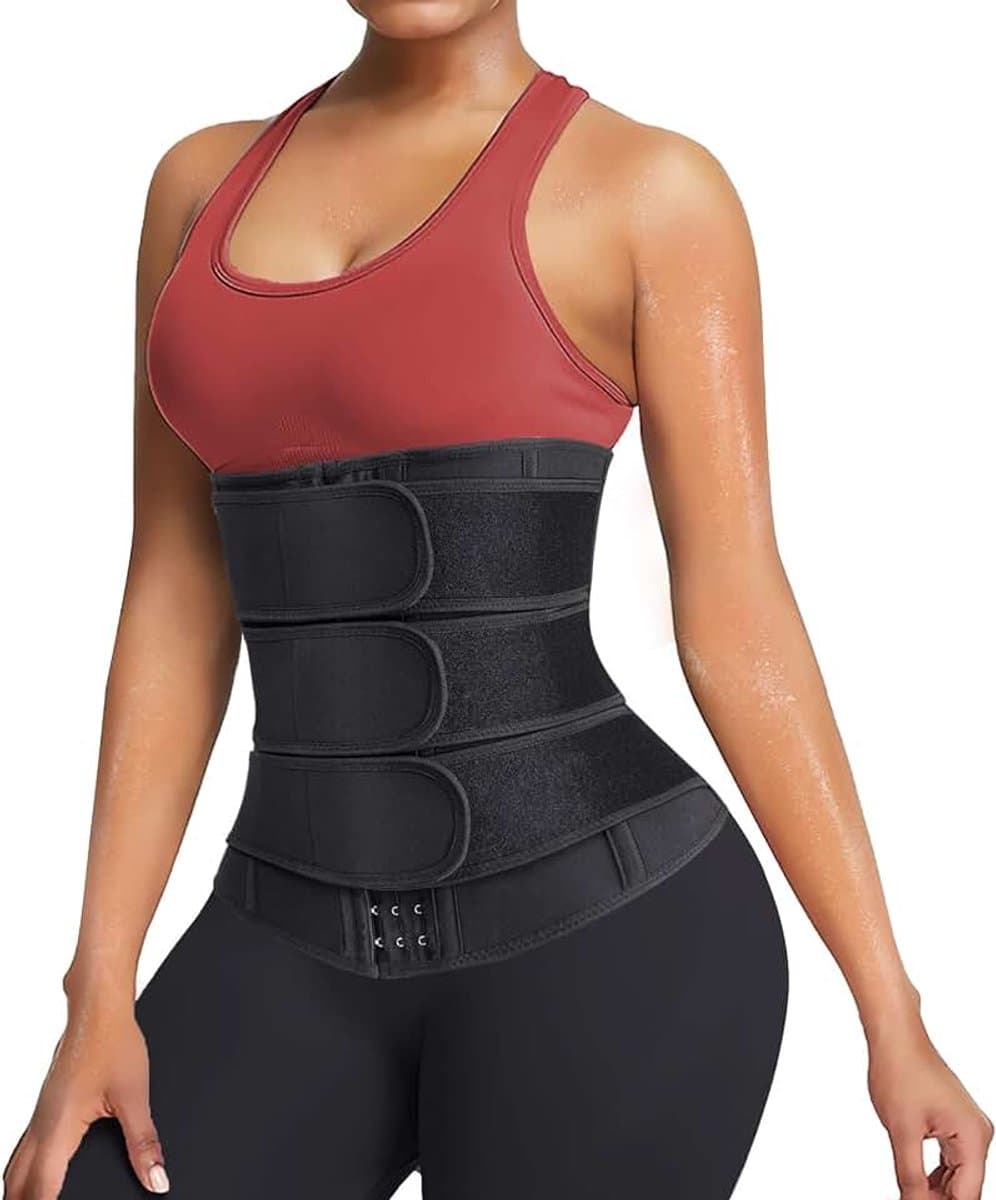 Taille Trainer Vrouwen Abdominale Riem Taille Abdominale Weg Rits Sauna Zweet Riem voor Weight Loss Taille Shaper Fitness Sport Riem — afbeelding 1
