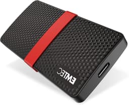 Externe SSD - Draagbare Opslag - Bestanden Overzetten - Compact En Lichtgewicht - 128 GB - Zwart — thumbnail 1