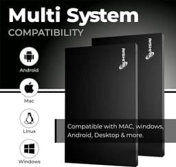 Externe Harde Schijf - Draagbare Opslag - Bestanden Opslaan - Plug and Play - 500 GB - Zwart — thumbnail 4