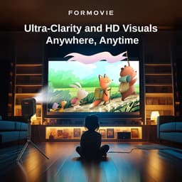 Episode One, Beamer Projector met WiFi en Bluetooth, Google TV Geïntegreerd, 1080P Smart Projector, Dolby Audio voor Thuisbioscoop, Draagbaar voor Buiten — thumbnail 4