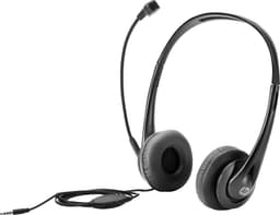 HP T1A66AA Over Ear headset Computer Kabel Stereo Zwart Ruisonderdrukking (microfoon) Volumeregeling — thumbnail 1