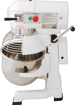 Commerciële Voedsel Mixer / Spiraalmixer - 20 Liter - 3 Versnellingen - 3 Opzetstukken - GRATIS Deeg Schraper. - Maximaal gewicht: 3 kg/Mix — thumbnail 4