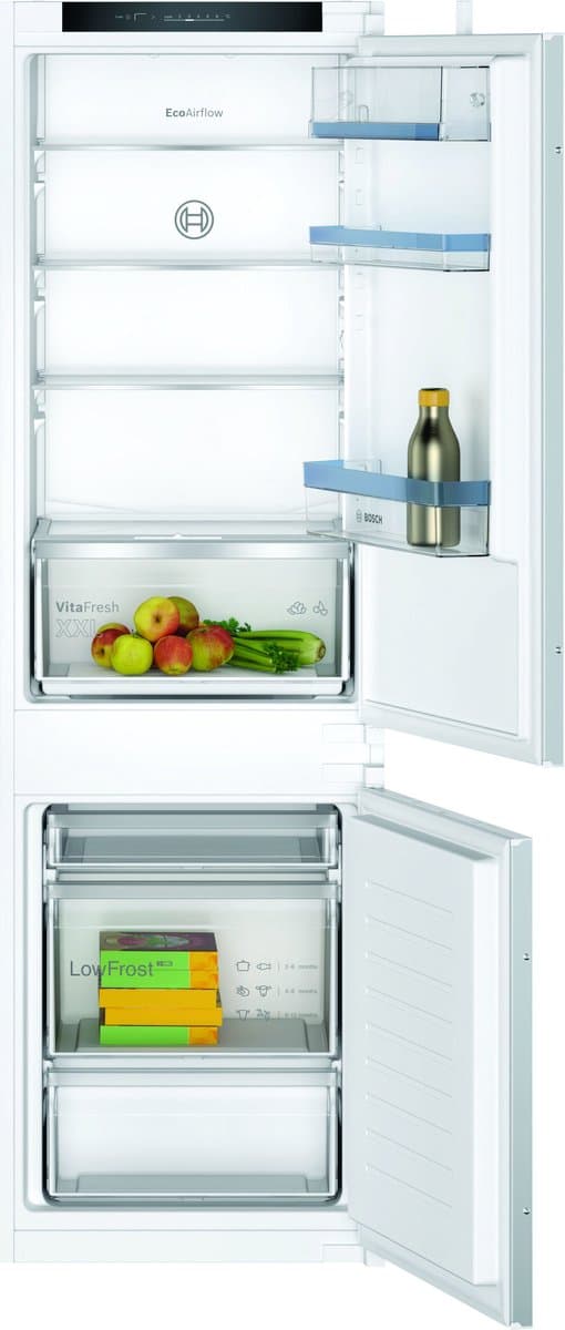 Bosch KIV86VSE2 koel vries combi koelkast 267 liter met 3 vaks vriesvak 177.5cm Vitafresh lowfrost — afbeelding 1