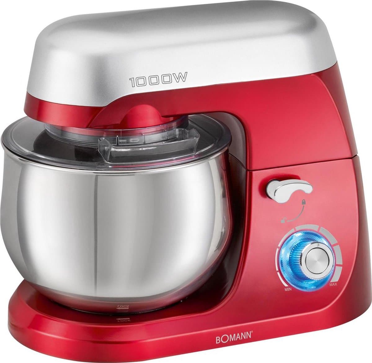 Bomann KM 6009 CB - Keukenmachine - Rood — afbeelding 1