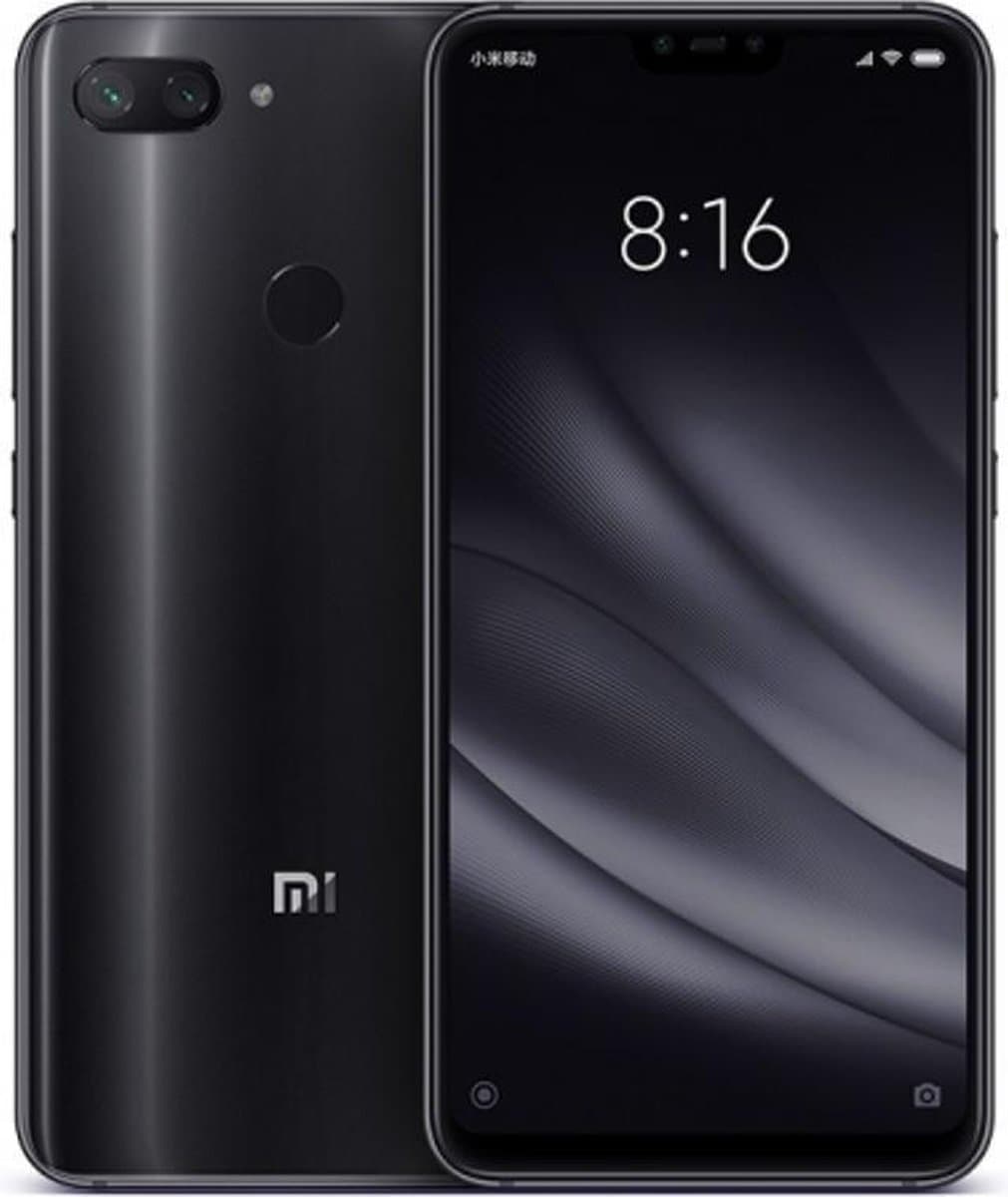 Xiaomi Mi 8 lite - 64GB - Dual Sim - Zwart — afbeelding 1