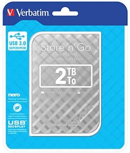 Draagbare harde schijf 2 TB USB 3.0 - Externe opslagoplossing in zilver — thumbnail 5