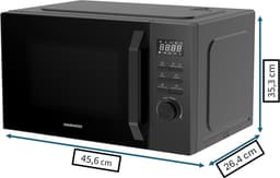Magnetron 20 Liter - 700W - Compact - 8 Auto Programma's - Zwart — thumbnail 2
