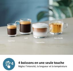 Philips 2200 Series EP2224/10 - Espressomachine - 2 Soorten Koffie + Heet Water - Kasjmiergrijs — thumbnail 5
