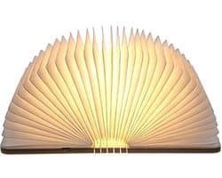 Opvouwbare Boeklamp met USB-Batterij - Warm Witte Decoratieve Lamp voor Thuis en Cadeau