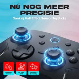 Smartify Switch 2 Pro Controller - Geschikt Voor De Nintendo Switch 2 & Nintendo Switch - Hall Effect Joysticks - Macro Knoppen - RGB verlichting — thumbnail 2