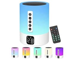 Multifunctionele Bluetooth-luidspreker 5-in-1 met Licht en Witte Geluidsmachine - Perfect als Geschenk voor Kinderen en Volwassenen
