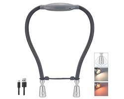 Flexibele LED Leeslamp voor Bed met Dimmer en Oplaadbare Accu