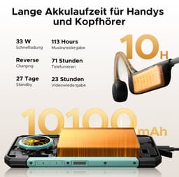 DOOGEE S200 X 5G VIP - Smartphone - Robuuste Smartphone - 48 GB RAM + 512 GB ROM / 2 TB TF - Android 16 - 10100 mAh / 33 W - 6,72 inch FHD+ 120 Hz-scherm - 100 megapixelcamera + 1,32 inch AMOLED - NFC- WiFi 6 - Gezichtsherkenning - GPS - Groen — thumbnail 5