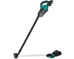 VONROC Krachtige accu steelstofzuiger – VPower 20V – Incl. 2x 2.0Ah Accu en snellader – 0.6L opvangbak - Incl. 3 mondstukken, 2 verlengbuizen en flexibele slang