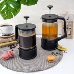 Orion - Glazen Koffie- en Thee Perspot - 1L - Borosilicaatglas - Ergonomische Handgreep — thumbnail 2
