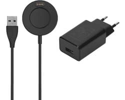 Oplader / oplaadkabel met adapter geschikt voor Garmin Fenix 5s / 5 / 5x - Plus / 6s / 6 / 6x - Pro / 7s / 7 / 8 (47mm & 51mm) - Fenix Enduro / Instinct 2 / 2s / 2x / Epix 2 / Fenix E - Strap-it